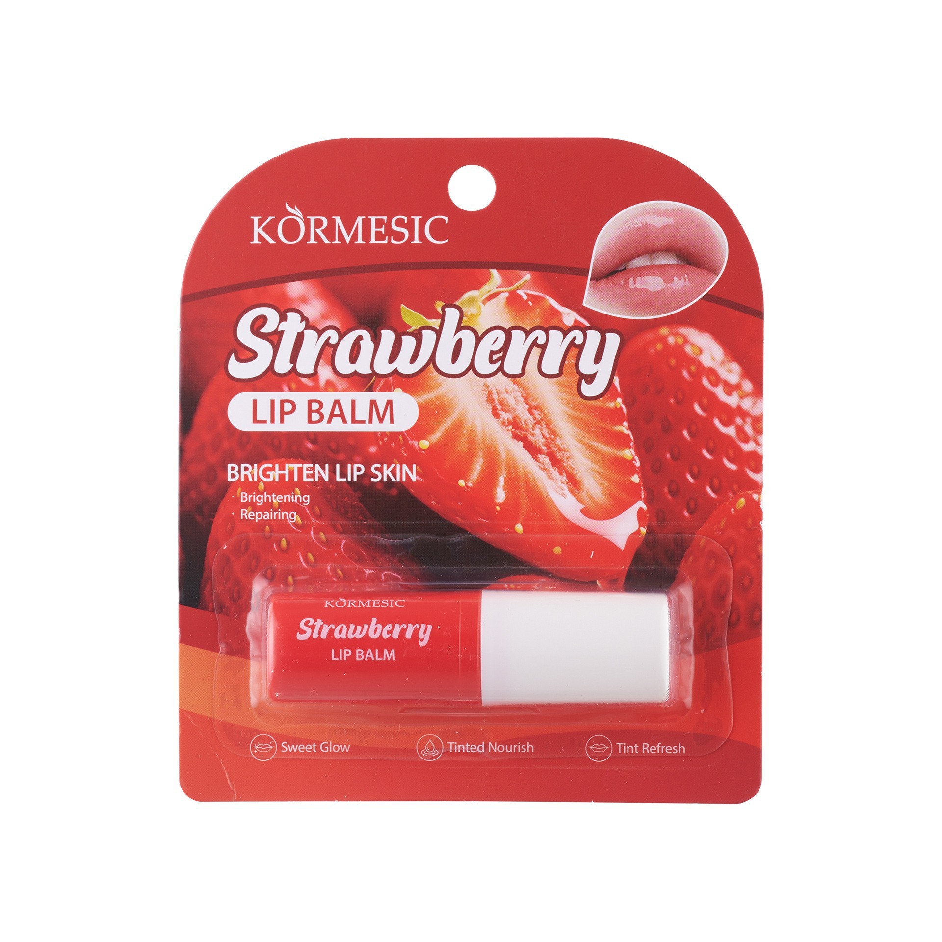 딸기 립밤 3g [수출 전용 상품, 국내 판매 금지. 구매 시 면책 조항에 동의하며 책임은 구매자에게 있습니다.]