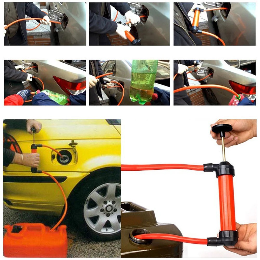 Manual Oil Extractor, Oil Suction Pipe, Siphon, Multi-Functional Oil Pump, Oil Suction Pipe, Oil Changer, Automotive Supplies