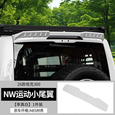 26Tank300 sports rear spoiler modification Fixed wind wing - 26-models-of-tank-300nw-sporty-small-spoiler-straightforward-white1-piece-set
