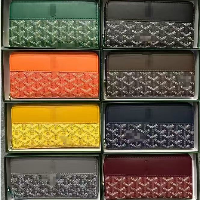60017 New Scalp Single Zipper Wallet Dog Tooth Y Letter Print Coin Purse 60017 New Scalp Single Zipper Wallet Dog Tooth Y Letter Print Coin Purse