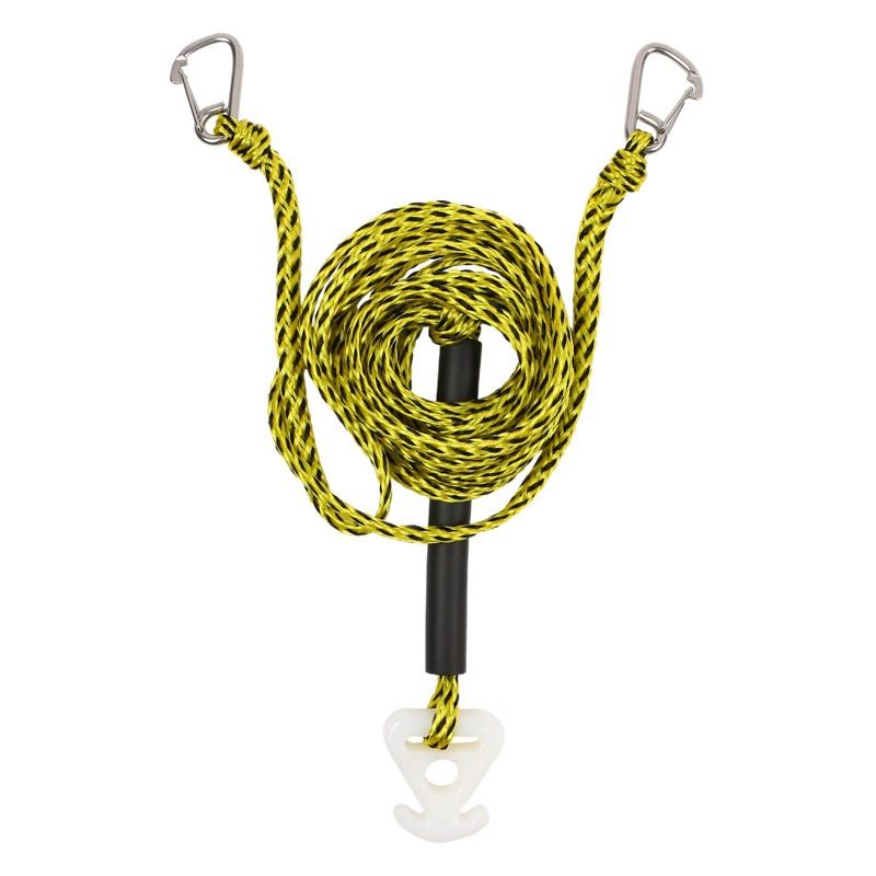 Веревка для водных лыж с двойным крючком, тяговый трос для водного Каяка, буксировочный трос, надувная кровать, тяговый трос, кольцевая веревка для серфинга