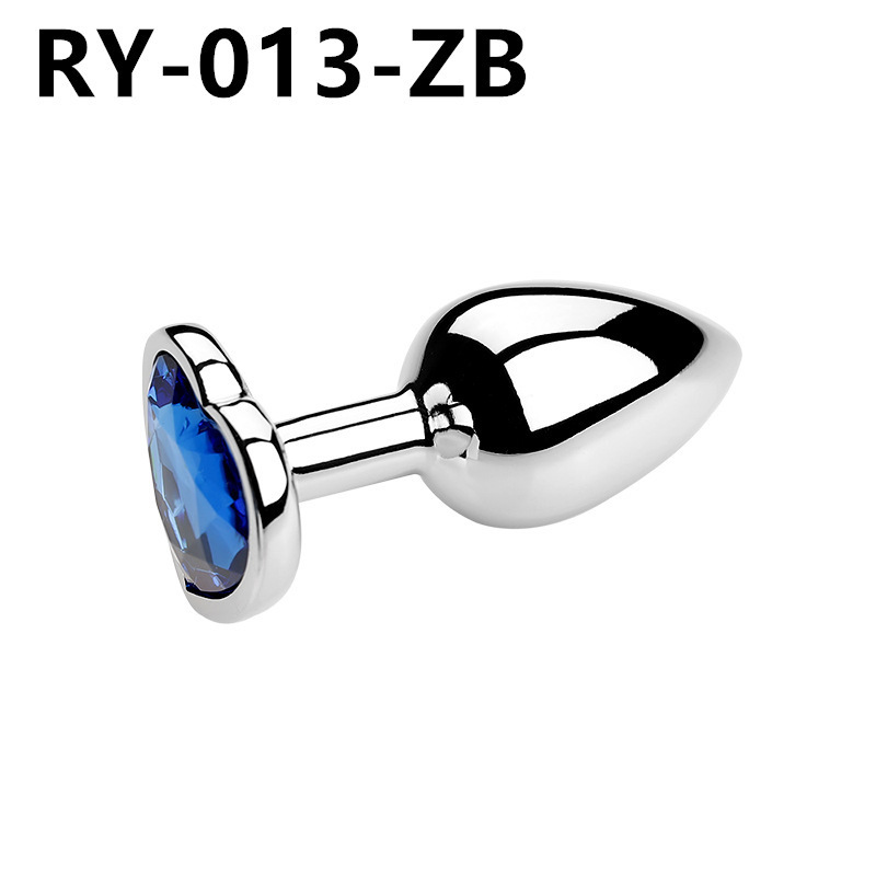 Corazón de metal plug anal back patio para usar artículos sexuales dilatadores coquetear al por mayor SM artículos sexuales para adultos