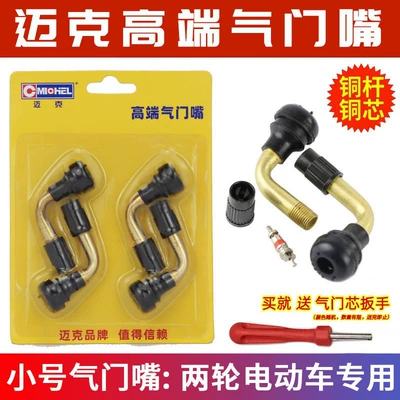 Battery Car Rubber Valve – valve - upgraded-copper-rod-air-nozzle-with-valve-core-cap-v40-small-size-4-pieces