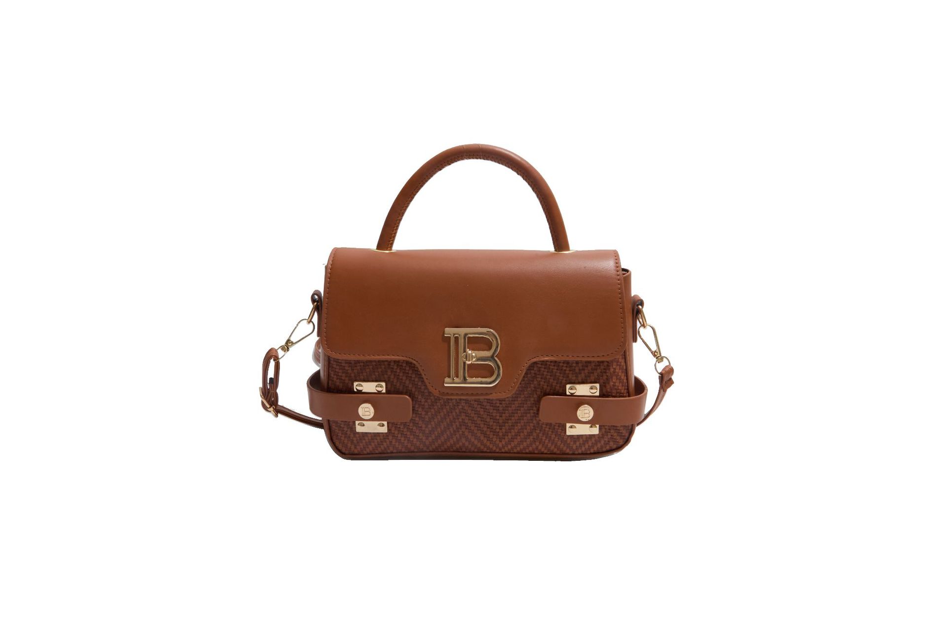 Bolso de mano de moda para mujeres 2026 primavera nuevo estilo coreano color sólido bolso extranjero texturizado bolso de hombro nicho