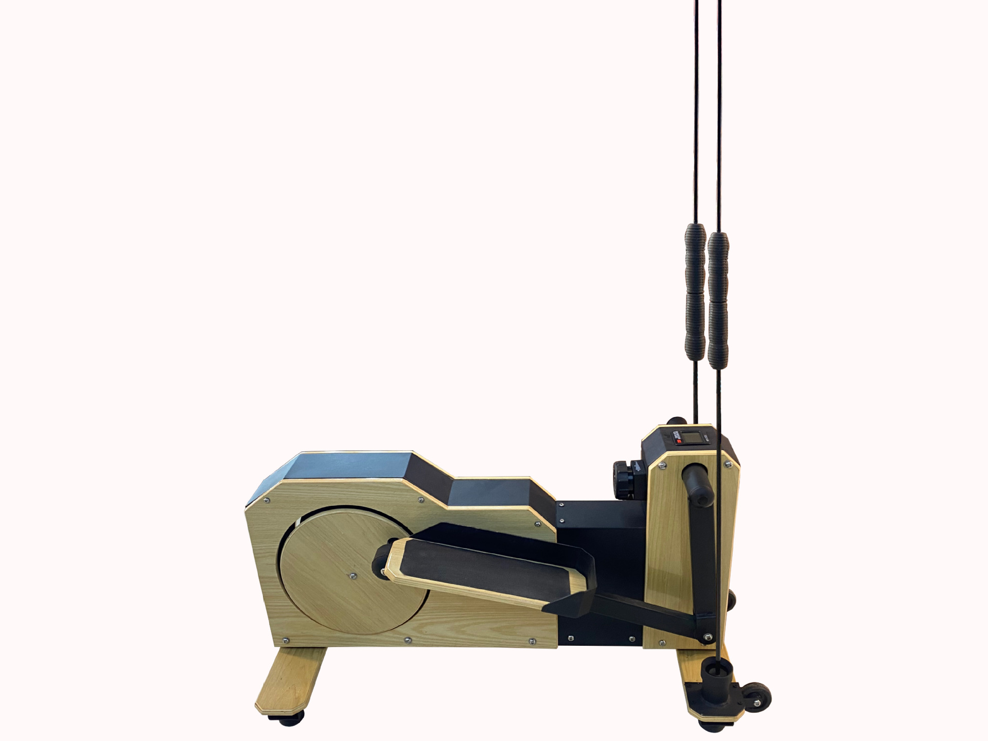 Maisheng pequeña casa de madera pequeño instrumento elíptico deportes equipo de fitness máquina de Montañismo máquina elíptica de silencio interior