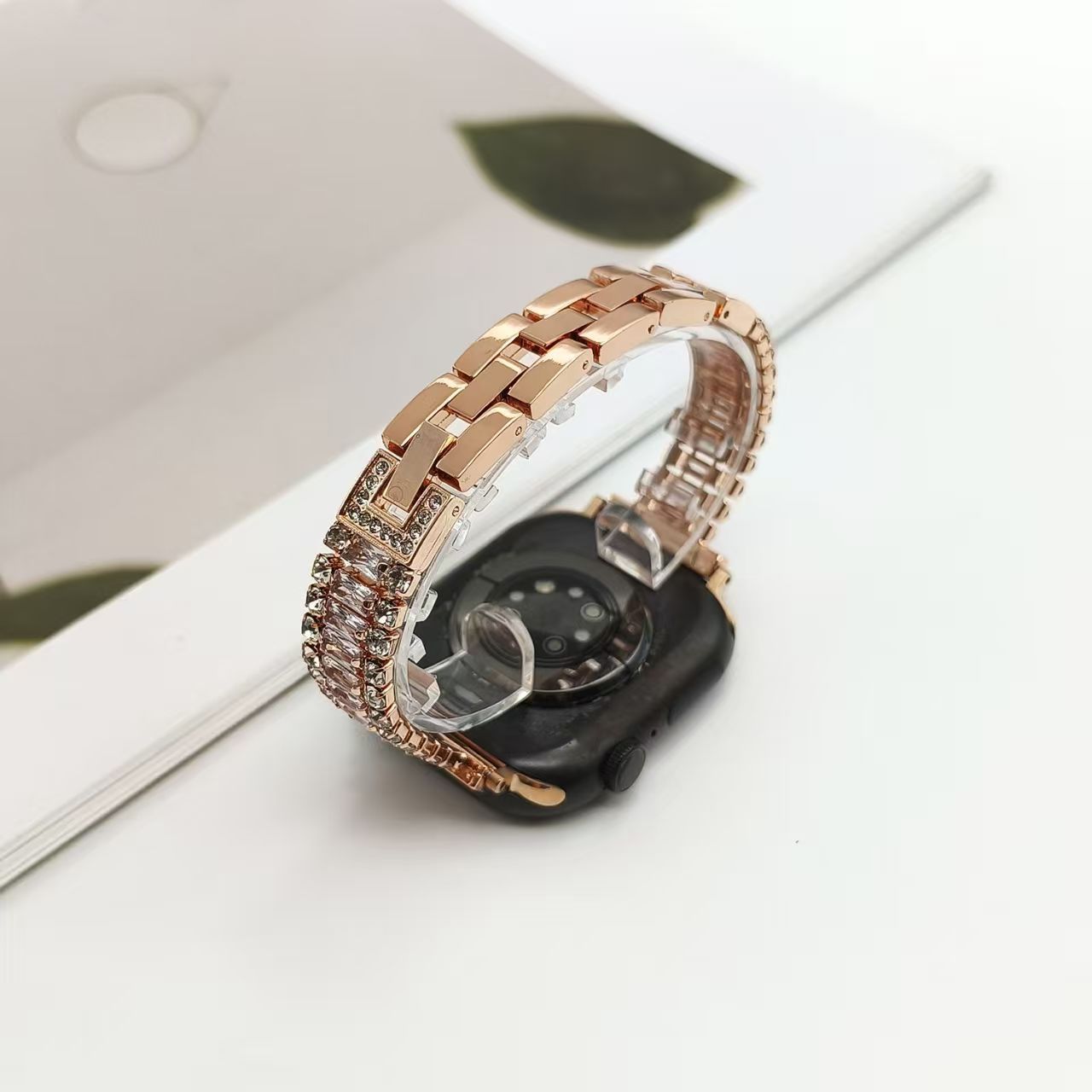 Smart Watch Women's Strap Suitable for Apple High-End Wristband Huawei Fit Xiaomi 9Pro Luxury Sparkling Diamond