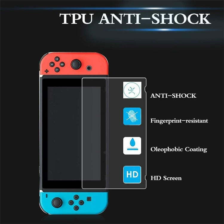 Защитное стекло (Nintendo Switch), упаковка из крафт-бумаги, варианты 1–3 шт.