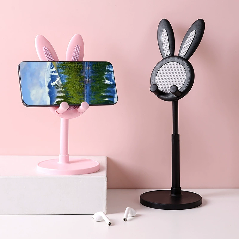 Cartoon table rabbit, adjustable tablet universal phone holder for students