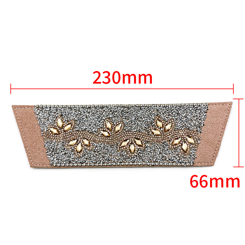 Nuevos accesorios de zapato DIY una sola forma de sandalias de diamante semiacabados zapatillas taladro superior