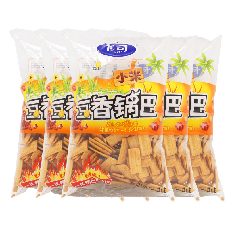 卡奇小米豆香锅巴240g*5袋香辣烧烤香甜口味休闲零食膨化食品产|undefined