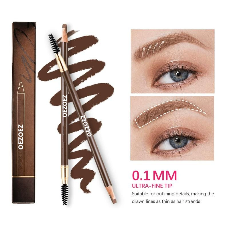 Популярный трансграничный карандаш для бровей, стерео и стильный, водостойкий, стойкий и не выцветающий карандаш для бровей.
