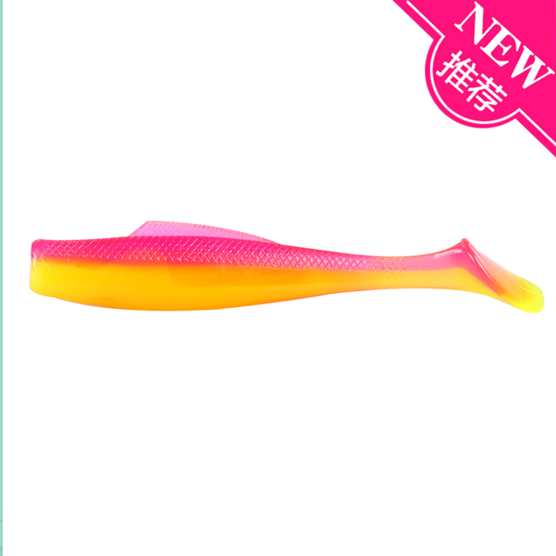 TPR cebo suave T cola flotante Luya gusano suave 6 pack MAN6cm8cm 10cm MinnowZ zman cebo suave