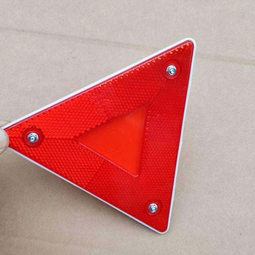 Strong Magnetic Small Triangular Warning Sign, Truck Triangular Light, Rear Reflective Panel, Trailer Rear Bumper Triangular Sign, Universal