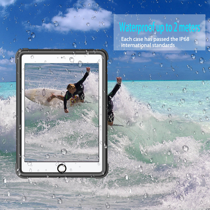 New suitable for ipad Pro10.5 waterproof protective shell IP68 diving waterproof lightweight transparent waterproof shell