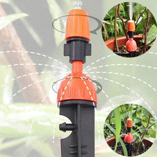 DIY 40-meter drip irrigation system automatic watering garden hose micro-drip watering kit with adjustable drip emitter irrigation