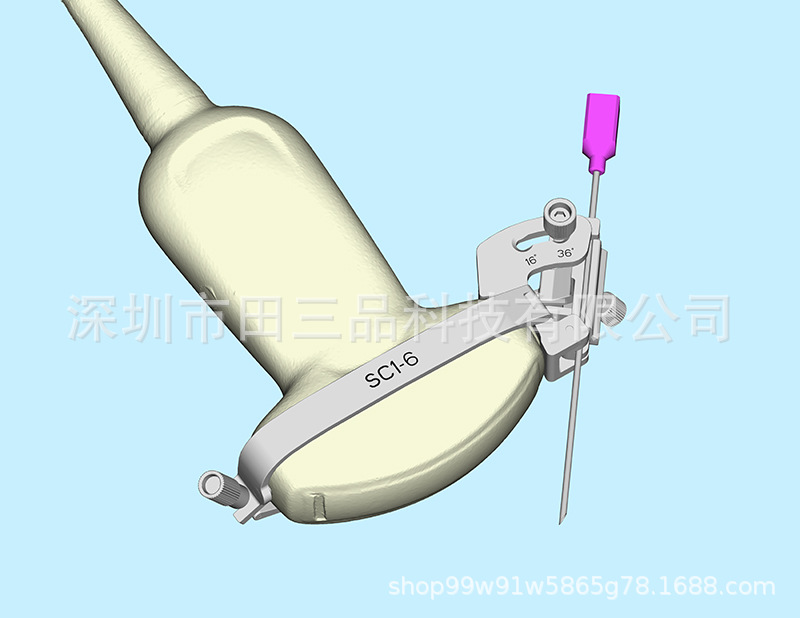 适用于SAMSUNG三星(麦迪逊) SC1-6 超声探头穿刺架\引导架\导针架