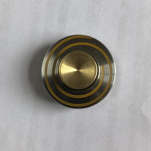 Cross-border supply of finger-top tops, stainless steel scales, rotating lines on the back of the dial, suitable for adults and children