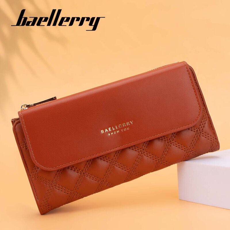 Baellerry New Women's Wallet Long Korean Style Quilted Multi-Card Slot Card Holder 70% off Clutch Wallet for Women Baellerry New Women's Wallet Long Korean Style Quilted Multi-Card Slot Card Holder 70% off Clutch Wallet for Women