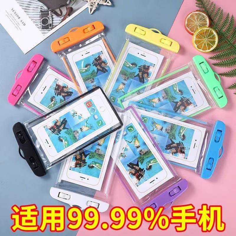 タッチスクリーン付き携帯電話防水バッグ、水泳およびダイビングカバー、首吊りロープ、密封された透明なテイクアウト特別ライダーラフティング用品|undefined