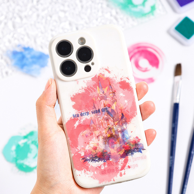 Colorido sueño transparente pegatinas impermeables para mascotas bolsas diy diario de mano pegatinas paisajísticas pegatinas de tinta