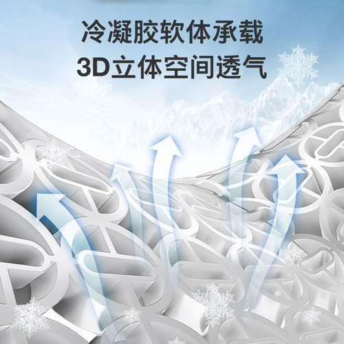 Leben car seat cushion, universal for all seasons, single-piece truck seat cushion, gel ice cushion, summer breathable seat cushion, butt cushion