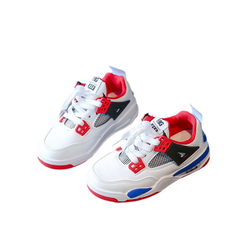 Sport 2023 Herbst Neue Koreanische Ausgabe kinder Laufschuhe Leder Modische Mittlere und Große Jungen_voghion.com