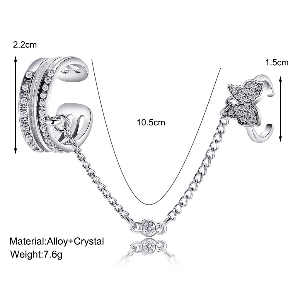 Retro Heart Shape Rhombus Alloy Diamond Rhinestone Open Ring