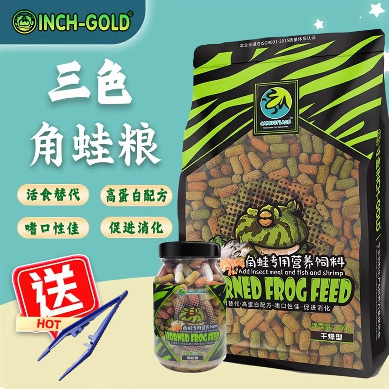 Дюйм золотой роговой лягушки зерновая клоун повелитель Золотой роговой лягушки питательная лягушка зерновая древесная лягушка зерновые зерновые пищевые колокольчики корма