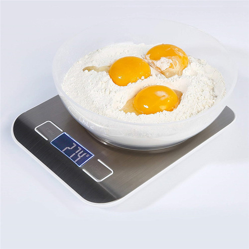 Electronic Kitchen Scale Home Stainless Steel Electronic Kitchen Scale Baking Ingredient Scale Food Scale 1g Factory Wholesale