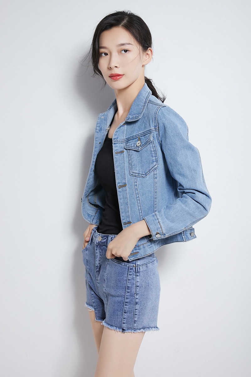 Comfort Function Slim Fit Type Solid Color Pattern Women's Streetwear Solid Color Button Single Breasted Coat
