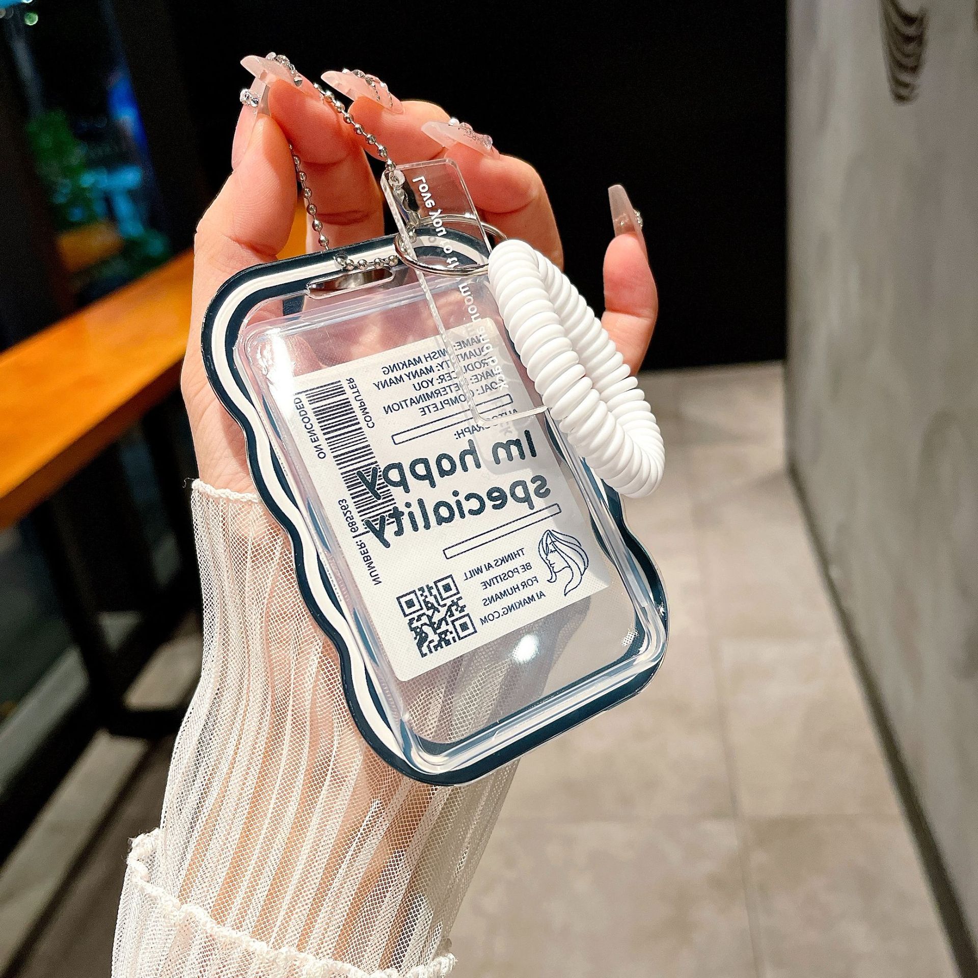 可愛ins風鑰匙扣卡套汽車鑰匙卡片保護套情侶少女款卡片網紅