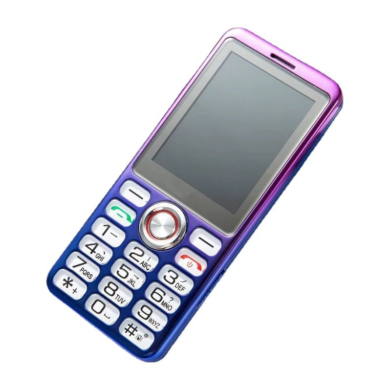 Мобильный телефон (Bai Lingtong BLT107) — полное сетевое покрытие 4G, 2.4" HD экран, Type-C, длительное время ожидания