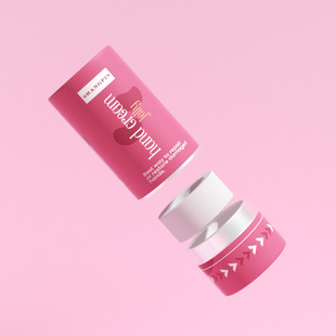 Cosmetic round lotus root starch paper jar paper tube gift color box mask cylinder packaging white cardboard tube bronzing roll X20