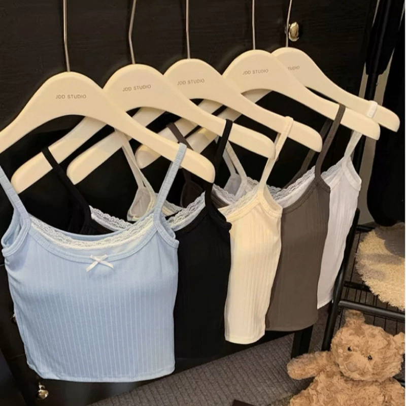 Новая горячая девушка ветер подделка два кружевных жилета маленький подтяжка