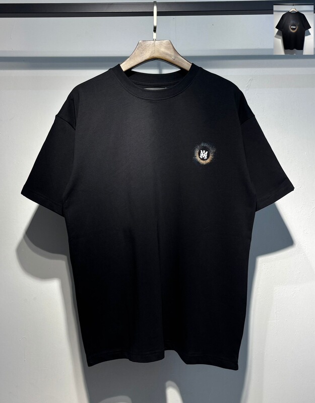 貿易クロスAm新文字クラシックプリント半袖男女同型カップルTシャツiri夏高iri製品タイプ|undefined
