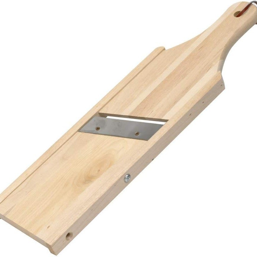 Cortador de verduras de madera, raspador de papas manual, raspador de madera, raspador de pepino, raspador de rábano largo