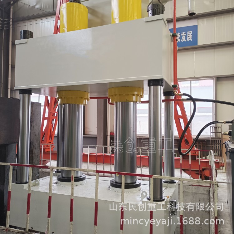 山东厂家生产1000T四柱双缸液压机汽车零部件成型机伺服油压机