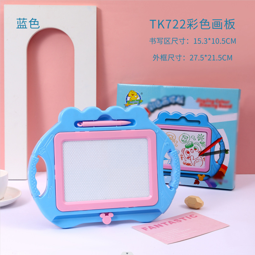 Jingjing tablero de escritura para niños tablero de dibujo magnético juguete de dibujos animados color Niños Bebé graffiti tablero de juguete al por mayor