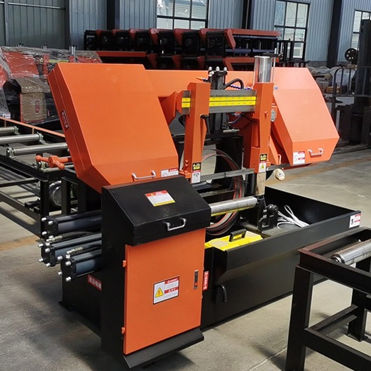 全自动带锯床4570数控锯床快速液压钢筋方管型材锯龙门带锯