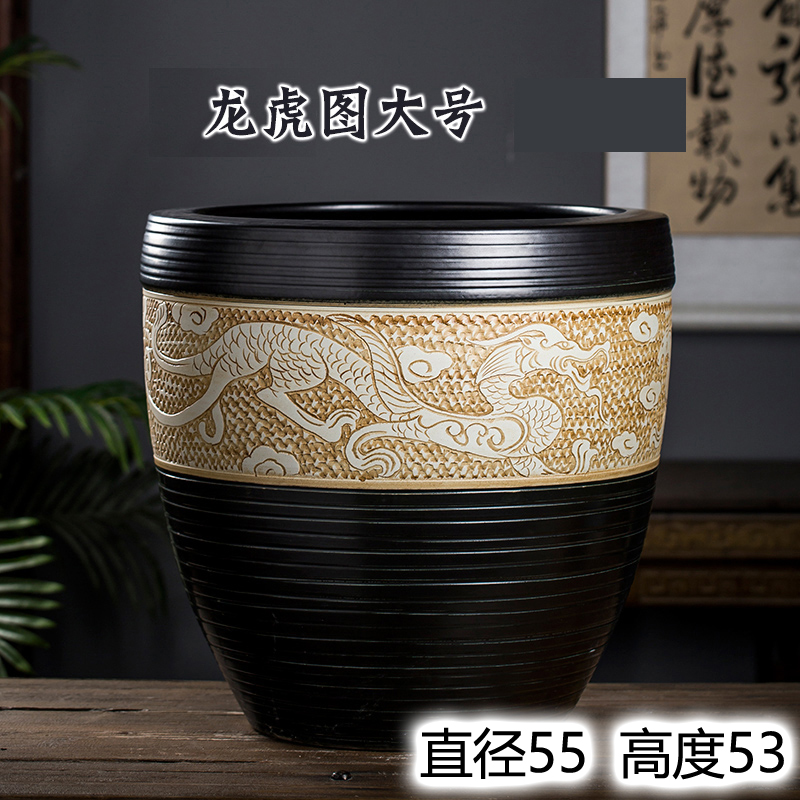 대형 용호 그림 직경 55