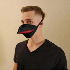 2023 cross-border new beak-shaped cotton anti-particle warm and breathable mask duckbill shape