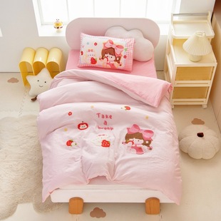Cotton Baby Kindergarten Quilt Three-Piece Set Kidsren's Small Bedding Set for Kindergarten Special Nursery Nap Bedding Six-Piece Set