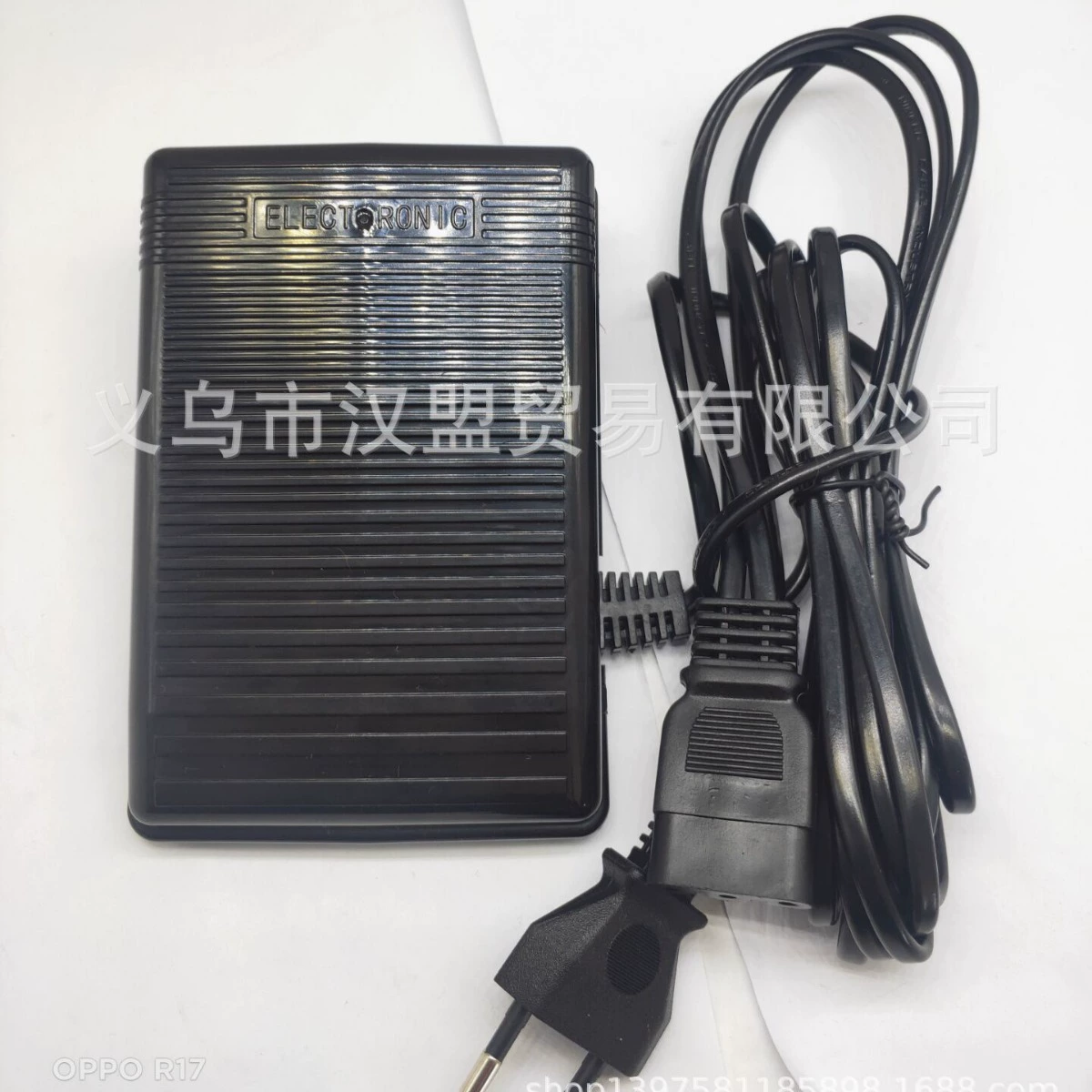 Бытовая швейная машина три круглых штекера ножной контроллер шнур питания ножной педаль ножной контроллер правда хороший красивый Европейский штекер