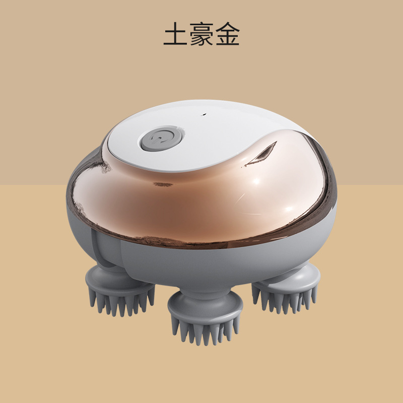 新しい家庭用電気混練振動防水充電式多機能ヘッドマッサージャー頭皮ヘッドマッサージャー|undefined
