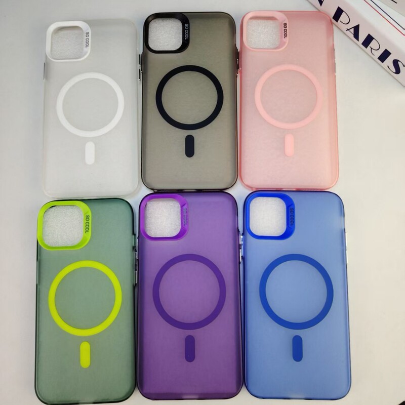 Source Factory Wholesale Manufacturer # The Jelly Shell Revolution # Magnetic Transparent Aesthetic # Breathing Phone Case