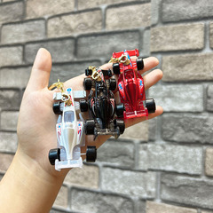 合金アニメ方程式車キーホルダー高級ミニレース玩具模型ストラップ卸売り