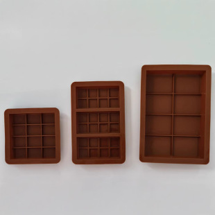 Explosions 8 12 24 food grade silicone chocolate mold handmade diy high temperature cake baking tools