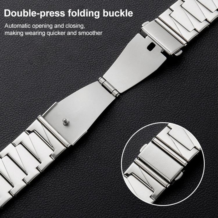 xDfind Correa de acero inoxidable de 22 mm