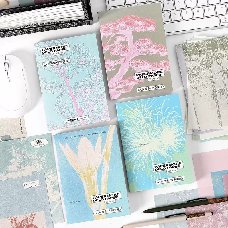 Материалы Papermore, мир Вьентьян, серия ретро, можно torn DIY ручной счет для подкладки, подарочная декоративная коллаж