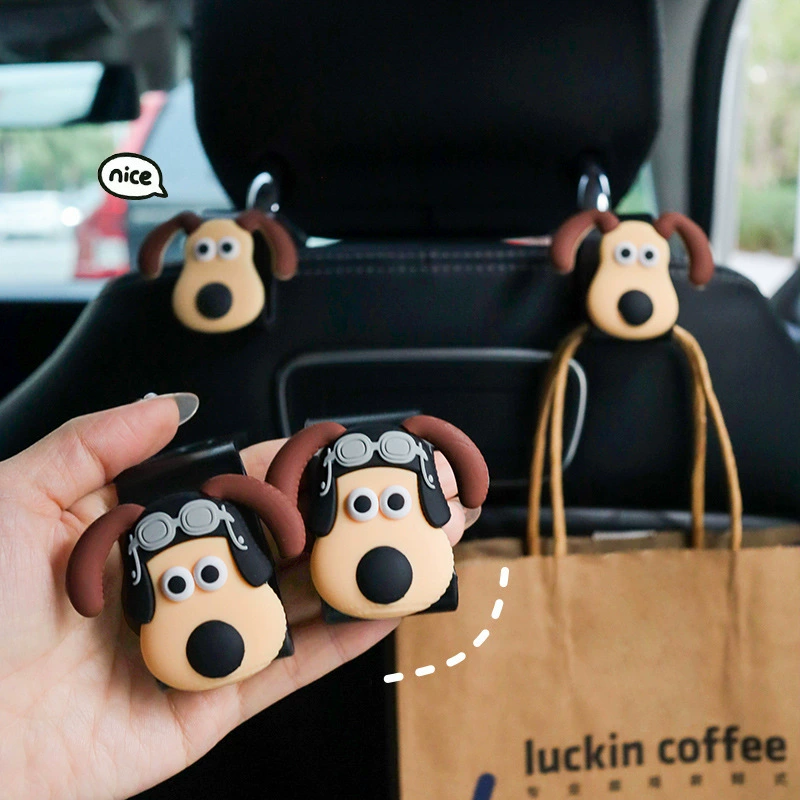 Маленькая Красная книга для верховой езды в том же стиле Handdog автомобильный крючок для спинки сиденья автомобиля 3D автомобильный крючок для спинки заднего сиденья